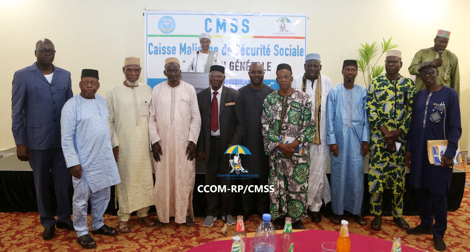 La CMSS et les militaires à la retraite autour d’un repas convivial : « Vous servir demeure notre priorité » dixit le Directeur Général de la CMSS, Ichaka KONÉ.